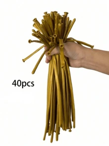 MINKOJA 50pcs/100pcs Black & White Pearlescent Gold Latex Balloons, Suitable For Birthday Party Decorations And Props, Applicable To All Party Settings - multicolor - View 16