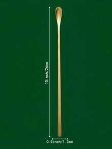 1 Pc Gold Bar Spoon, Long Handle Stainless Steel Cocktail Mixing Spoon For Bartending, Home Bar & Kitchen - Gold - View 10