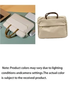 1PC Colorful Computer Bags For Men And Women, Shoulder Laptop Bags, 15 Inches, Fresh And Simple Briefcases Back To School - multicolor - View 3