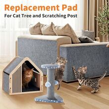 Baofeng 1pc Self-Adhesive Cat Scratching Mat For Walls, Carpets, Sofas & Furniture Protection, Peel&Stick Cat Scratch Pad Board, Anti-Scratch Carpet Cover Pet Scratch Training Toy, - one-size - View 6