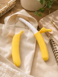 superFUNNYmarket 1pc 3D Printed Stretchable Banana Toy, Creative Stretchable Banana Stick, Suitable For Parties, Cosplay, Adult And Teen Fun Elastic Items, Excellent Gift Choice - multicolor - View 2