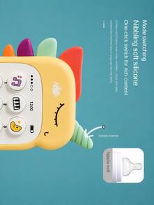 MINKOJA MINKOJA Baby Phone Toy With Music, Sound, Teething Rubber, Simulated Phone, Early Education Toy, Children's Gift - Multicolor - View 6