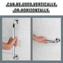 Stainless Steel Grab Bar Bathroom Handicap Shower Tub Handle Support Bathroom Accessories Bathroom Tools - silver - View 7