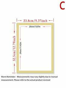 1 SET A4 Magnetic Plastic Photo Frames - black - View 5