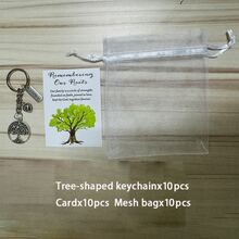1 Piece Family Love Life Tree Alloy Keychain Pendant, Thanksgiving Party Favor Gift Set, Ideal For All Holiday Presents - multicolor - View 8