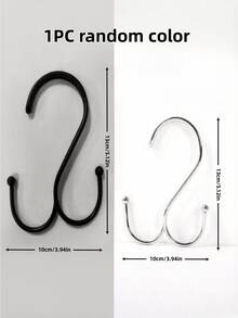 1/5/10/20Pcs Heavy Duty S-Hook Rack, Multi-Purpose Thickened Metal Hooks For Kitchen, Bathroom, Dorm & Home Organization - Multicolor - View 9