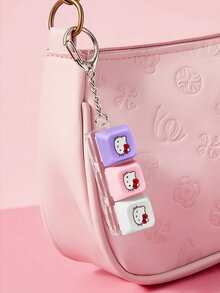 HELLO KITTY AND FRIENDS | SHEIN 舒壓紓壓成人用鍵盤鑰匙圈包包吊飾，適合禮物、錢包、書包、背包、汽車配件，Kitty，非玩具 - 彩色 - 查看 4