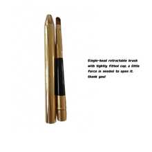1pc Telescopic Single/Double-End Lip Brushes With Protective Cap, Portable Makeup Brushes, Cosmetic Tools, Ideal For Holiday Makeup Looks - Multicolor - View 4