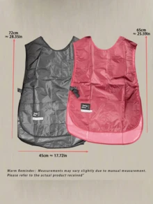 1pc/2pcs Creative Apron Vest With Adjustable Buckle Design, Stain-Resistant, Breathable, Durable, Water-Resistant, Suitable For Cafes, Barbershops, Dessert Shops, Milk Tea Shops, Restaurants, Etc. Due To Different Production Batches, There May Be - Multicolor - View 3
