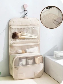9-teiliges Reiseorganizer-Set, enthält: Kulturbeutel, Kosmetiktasche, Schuhbeutel, Make-up-Tasche, Kosmetikkoffer, Kleiderorganizer-Taschen, Parfümbox, Make-up-Box, Unterwäschebeutel, Gepäcktasche, wasserdichter Kleiderorganizer - Übersicht 2