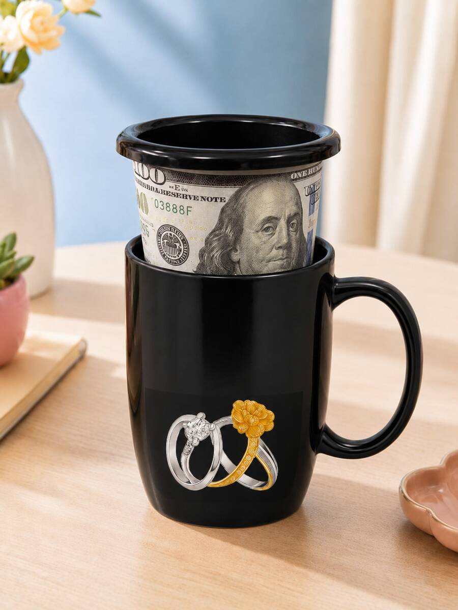 Zazumi 1Pc Hidden Money Storage Box, Secret Container In Mug/Marker/Lipstick/Soda Can Style, Portable Diversion For Cash, Jewelry, Keys & Small Valuables, Novelty Desktop Organizer For Home, Office, Travel & Gift - Multicolor - View 1