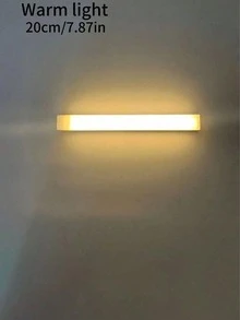 1入 LED 動感感應櫥櫃燈，檯下衣櫥照明燈，無線磁吸式 USB 充電廚房夜燈，電池供電衣櫥櫥櫃櫥櫃樓梯走廊層架燈 - 彩色 - 查看 12