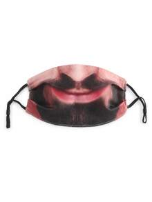 superFUNNYmarket 3D Stereo Funny Face Printed Cotton Mask, Novelty Realistic Human Expression Design, Multiple Hilarious Styles Available - Multicolor - View 17