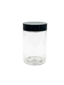 24 Pack Plastic Jars With Lids -Clear Round Cosmetic Containers For Lotion, Cream, Ointment, Body Butter, Makeup, Rhinestones, Samples, Travel Storage - Black - View 9