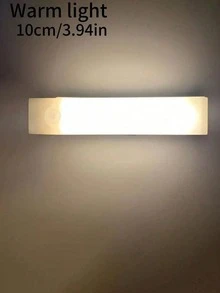 1入 LED 動感感應櫥櫃燈，檯下衣櫥照明燈，無線磁吸式 USB 充電廚房夜燈，電池供電衣櫥櫥櫃櫥櫃樓梯走廊層架燈 - 彩色 - 查看 19