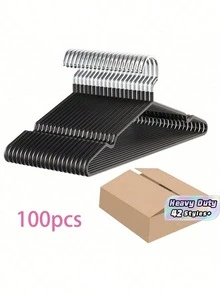 100 CÁI 60 CÁI 30 CÁI 20 CÁI 10 CÁI 1 CÁI Móc treo quần áo bằng kim loại phủ cao su chống trượt, chịu lực cao, tiết kiệm không gian, móc bạc cho tủ quần áo sơ mi, váy - Nhiều màu - Xem 1