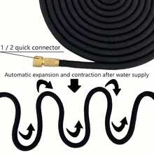 7PCS/Set High Pressure Telescopic Car Wash Hose With Adjustable Water Spray Gun, Garden Hose Kit, Universal For European And American Markets - 7PCS - View 8