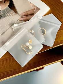 10 Buah/Set Tas Penyimpanan Perhiasan EVA, Tas Perhiasan Minimalis untuk Rumah, Hadiah untuk Hari Valentine, Kembali ke Sekolah, Perlengkapan Perjalanan - matte - View 4