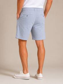 Men's Thin Stripes Style With Adjustable Cord And Side Pockets - Grey - View 4