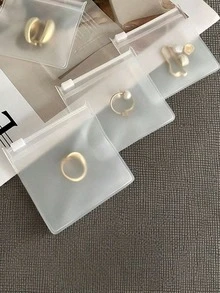 10 Buah/Set Tas Penyimpanan Perhiasan EVA, Tas Perhiasan Minimalis untuk Rumah, Hadiah untuk Hari Valentine, Kembali ke Sekolah, Perlengkapan Perjalanan - matte - View 7