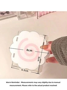Cute Pink Acrylic Fish Cake Pen Holder Aesthetic Desktop Stationery Organizer Back To School - Fish Cake - View 10