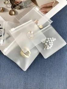 10 Buah/Set Tas Penyimpanan Perhiasan EVA, Tas Perhiasan Minimalis untuk Rumah, Hadiah untuk Hari Valentine, Kembali ke Sekolah, Perlengkapan Perjalanan - matte - View 3
