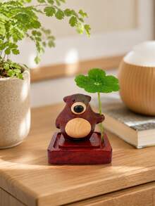 superFUNNYmarket 1pc Creative 3D Four Leaf Clover Bear Diffuser Wood, Aroma Ornament, Perfect Gift For Festival & Home Decoration - multicolor - View 9