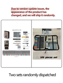 Four Options Of Sketch Pencil Sets With 39/57/81/105 Pieces Are Available. This Professional Charcoal Art Set Is Perfect For Sketching And Figure Drawing. It Comes With A Portable Canvas Storage Bag And Is Cost-Effective. - Sets - View 18