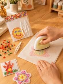 5mm Fuse Bead Art Studio Kit For Summer Creative Projects, Personalized Pixel Design Set For Desktop Decor, Vibrant Crafting Materials For Holiday Celebrations & Artistic Weekend Activities - multicolor - View 4
