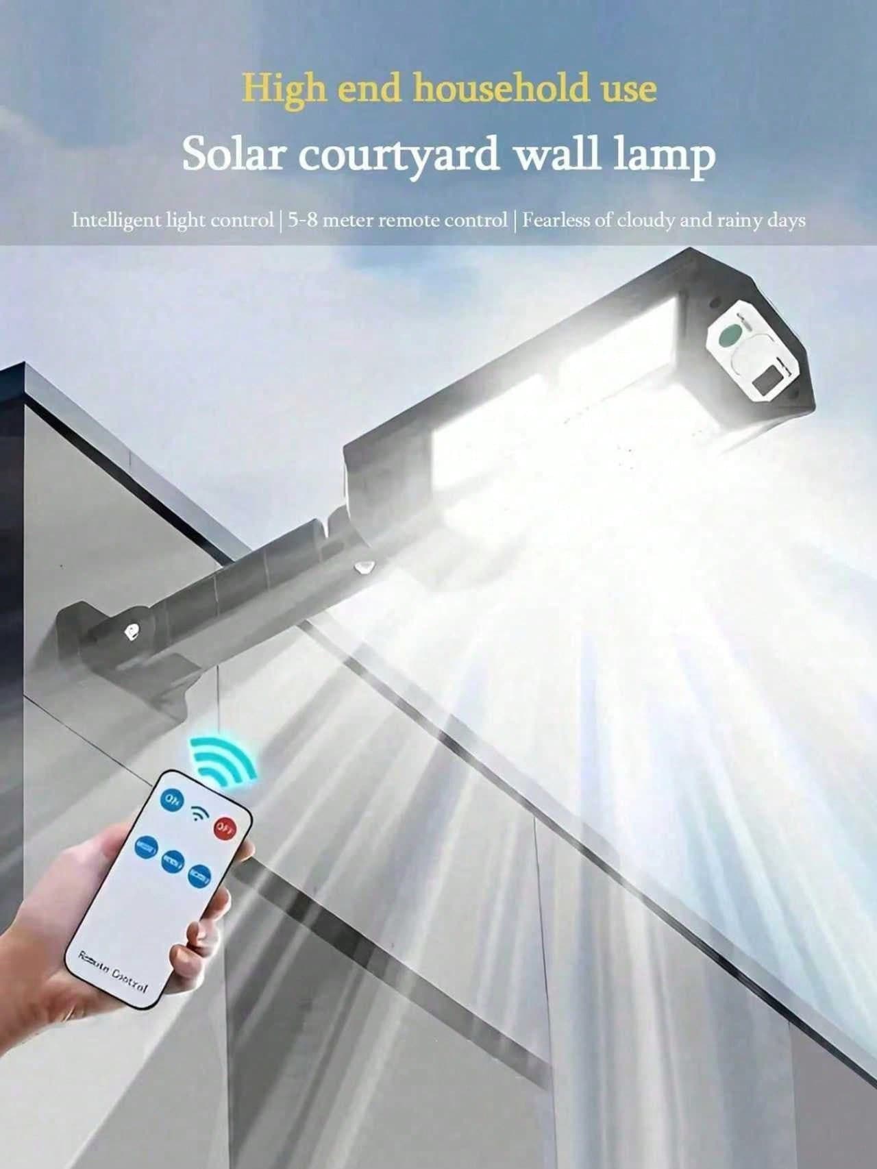 أضواء شمسية خارجية، أضواء جدارية LED مقاومة للماء، إضاءة بحساس الحركة للحديقة والممر والفناء