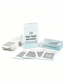 MINKOJA Date Night Adventure 40 Scratch-Off Date Ideas For Couples, Romantic Gift, Exciting And Fun Adventure Card Game. ,Couple,Couple Games,Games,Couples,Board Games,Couple,Games,Gift,Fun Games,Presents For Men,Present - Multicolor - View 6