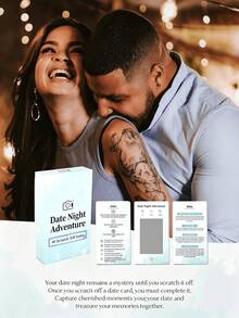 MINKOJA Date Night Adventure 40 Scratch-Off Date Ideas For Couples, Romantic Gift, Exciting And Fun Adventure Card Game. ,Couple,Couple Games,Games,Couples,Board Games,Couple,Games,Gift,Fun Games,Presents For Men,Present - Multicolor - View 5