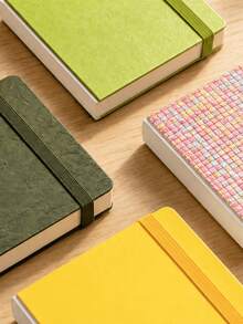 Joivida 1Pc Portable Watercolor Book, 8*8cm Size, 30 Sheets/60 Pages, Acrylic Marker Mini Drawing Book, Flip Book, Thickened Cotton Pulp Fine Grain Watercolor Notebook, Back-To-School Season, Back-To-School Gift, Reward Gift For Students - multicolor - View 10