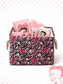 Betty Boop | ROMWE Giỏ/đổ đựng quần áo bẩn cỡ lớn, họa tiết môi và hoạt hình. - Nhiều màu - Xem 2
