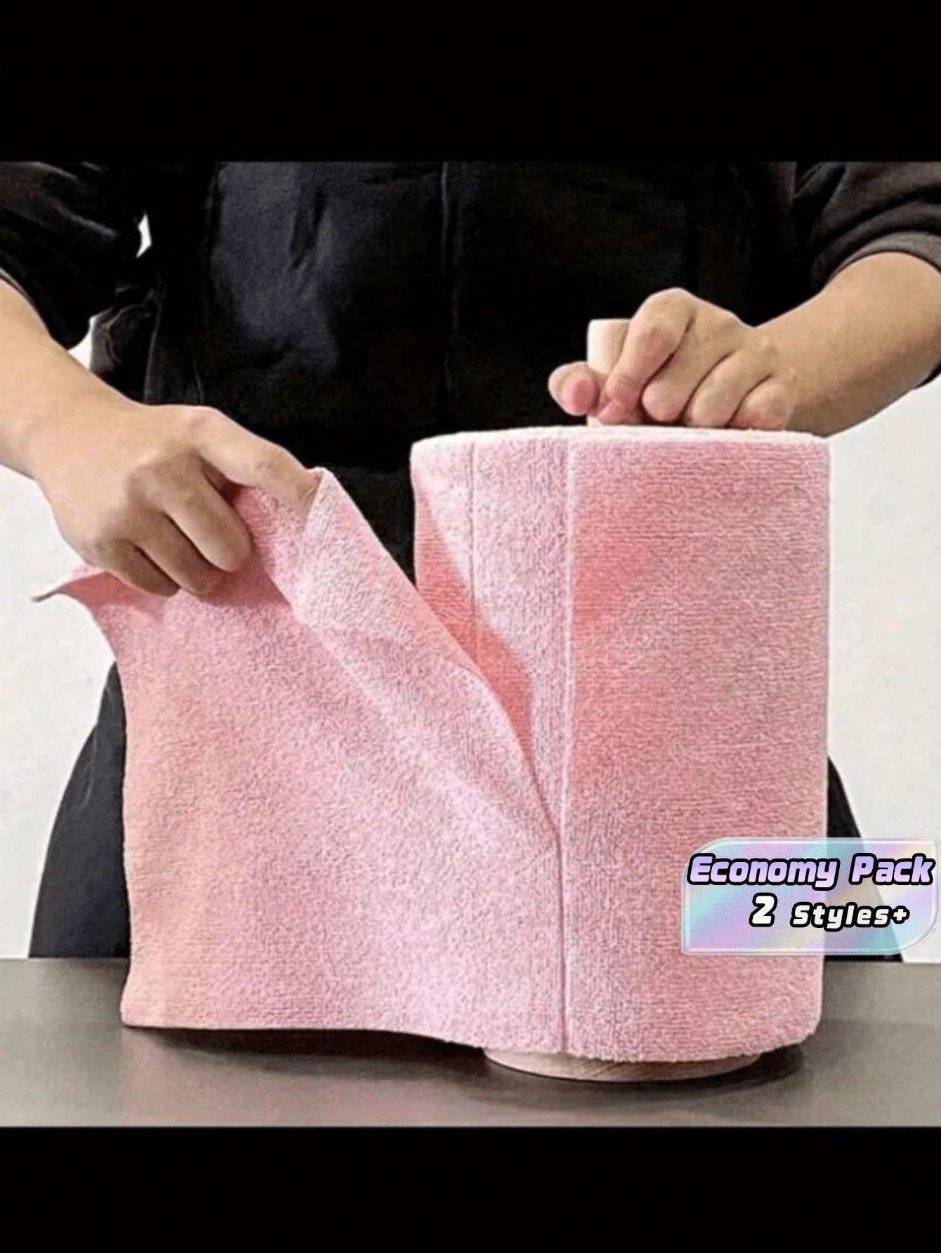 20 Pack Reusable Super Absorbent Microfiber Cleaning Cloths  Lint-Free & Scratch Resistant, Machine Washable, Multi-Purpose Towels For Home, Kitchen, Diner & Auto Detailing