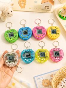 MINKOJA A Set Of 8 Interactive Electronic Pet Machine, A Mini Handheld Game Machine, Which Can Bring Hours Of Fun, Relive Nostalgia With This Retro Electronic Digital Pet Key Chain Game - Multicolor - View 2