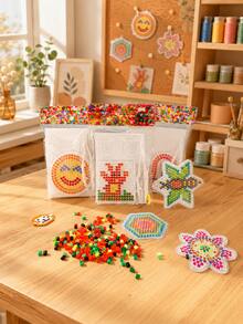 5mm Fuse Bead Art Studio Kit For Summer Creative Projects, Personalized Pixel Design Set For Desktop Decor, Vibrant Crafting Materials For Holiday Celebrations & Artistic Weekend Activities - multicolor - View 2