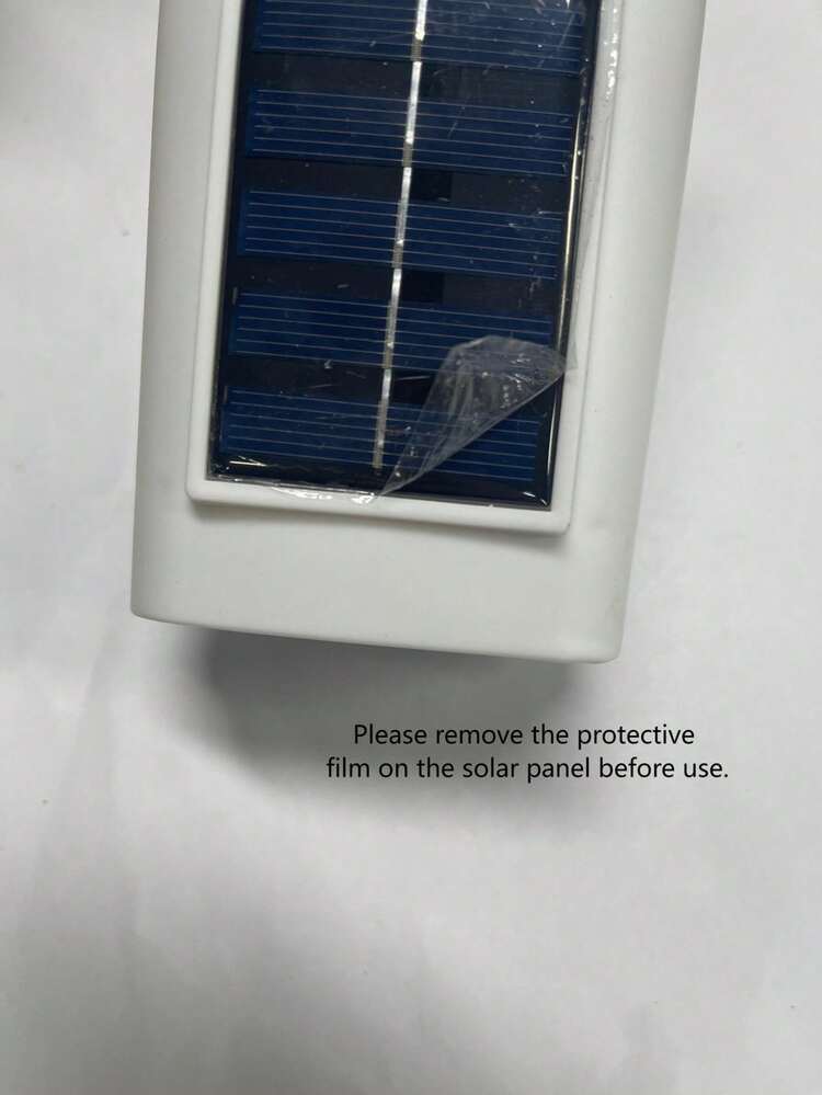 1個戶外太陽能感應燈，2000流明，77個LED燈泡，附遙控器；無線假監視攝影機，適用於飯店門廊、花園、露台、車道和其他位置 - 仿真攝像機燈 - 查看 4