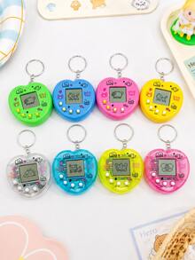 MINKOJA A Set Of 8 Interactive Electronic Pet Machine, A Mini Handheld Game Machine, Which Can Bring Hours Of Fun, Relive Nostalgia With This Retro Electronic Digital Pet Key Chain Game - Multicolor - View 4
