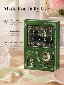 Zazumi 1 Buah Buku Jawaban Putar Ajaib Mini, Buku Catatan Gacha Jawaban Keberuntungan Ukuran Saku, Roda Keberuntungan Misteri & Permainan Balik Takdir, Panduan Pengambilan Keputusan yang Menyenangkan untuk Menghilangkan Stres, Hadiah Interaktif untuk Pelajar, Teman, Ulang Tahun, Pesta, Perjalanan & Penggunaan Sehari-hari - warna-warni - View 11