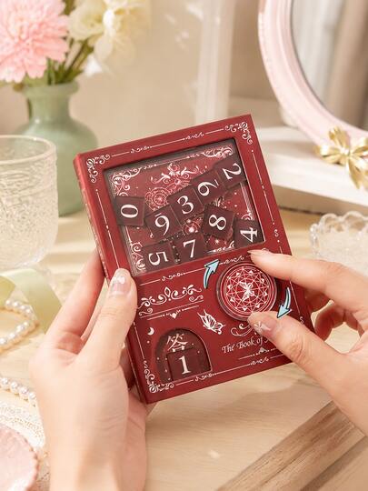 Zazumi 1Pc Mini Magic Spin Answer Book, Pocket-Size Lucky Answer Gacha Notebook, Mystery Fortune Wheel & Destiny Flip Game, Fun Stress-Relief Decision Guide, Interactive Gift For Students, Friends, Birthday, Party, Travel & Daily Use