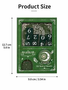 Zazumi 1 Buah Buku Jawaban Putar Ajaib Mini, Buku Catatan Gacha Jawaban Keberuntungan Ukuran Saku, Roda Keberuntungan Misteri & Permainan Balik Takdir, Panduan Pengambilan Keputusan yang Menyenangkan untuk Menghilangkan Stres, Hadiah Interaktif untuk Pelajar, Teman, Ulang Tahun, Pesta, Perjalanan & Penggunaan Sehari-hari - warna-warni - View 3