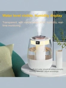 Pelembap Udara USB Kapasitas Besar dan Sangat Tenang - Ideal untuk Kamar Tidur dan Meja Kantor, Kapasitas Tinggi, Pelembap Udara Ideal untuk Rumah dan Kamar Tidur - Putih - View 7