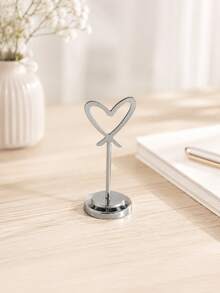 Cirelle 1 cái giá đỡ trưng bày ghi chú hình trái tim bằng kim loại cho không gian làm việc tại nhà phong cách tối giản, mang lại vẻ đẹp thị giác cuốn hút và chức năng trưng bày ghi chú cho phụ nữ công sở thành thị - Nhiều màu - Xem 2