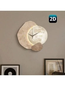 Modern Minimalist Wall Clock, Silent High-End Decorative Clock, No Light, Super Quiet Quartz Movement, No Ticking Sound, Suitable For Young People's Bedroom, Dining Room, Living Room, Office, Sofa Background Wall Clock, Mother's Day - multicolor - View 5