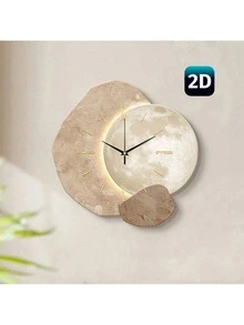 Modern Minimalist Wall Clock, Silent High-End Decorative Clock, No Light, Super Quiet Quartz Movement, No Ticking Sound, Suitable For Young People's Bedroom, Dining Room, Living Room, Office, Sofa Background Wall Clock, Mother's Day - multicolor - View 6