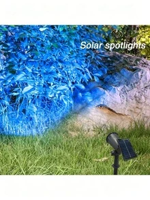 ضوء شمسي مقاوم للماء للاستخدام الخارجي، كشاف مزدوج الاستخدام، ضوء LED مقاوم للماء IP65، ضوء حديقة شمسي، للفناء والحديقة والتخييم وديكور المنزل، هدية للوالدين والأصدقاء بدون تكلفة كهربائية - اسود - مشاهدة 4