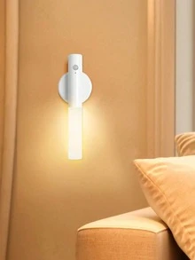 A Sensor Night Light, Magnetic Wall Lamp, Usb Rechargeable Led Light Bar, Wireless Stair Light, Indoor Wooden Wall Lamp, Wardrobe Light, Corridor Light, Stair Light - Black and white sensor light - View 11