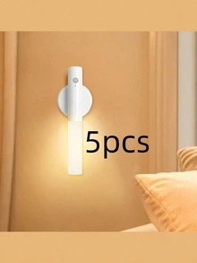 A Sensor Night Light, Magnetic Wall Lamp, Usb Rechargeable Led Light Bar, Wireless Stair Light, Indoor Wooden Wall Lamp, Wardrobe Light, Corridor Light, Stair Light - Black and white sensor light - View 17