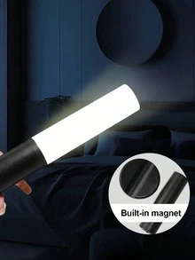 A Sensor Night Light, Magnetic Wall Lamp, Usb Rechargeable Led Light Bar, Wireless Stair Light, Indoor Wooden Wall Lamp, Wardrobe Light, Corridor Light, Stair Light - Black and white sensor light - View 9